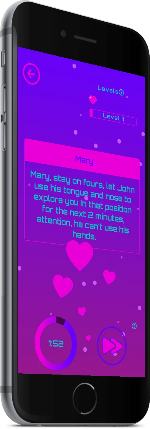 Sexutfordringsspill for par som vil krydre forholdet og oppdage sekstips.