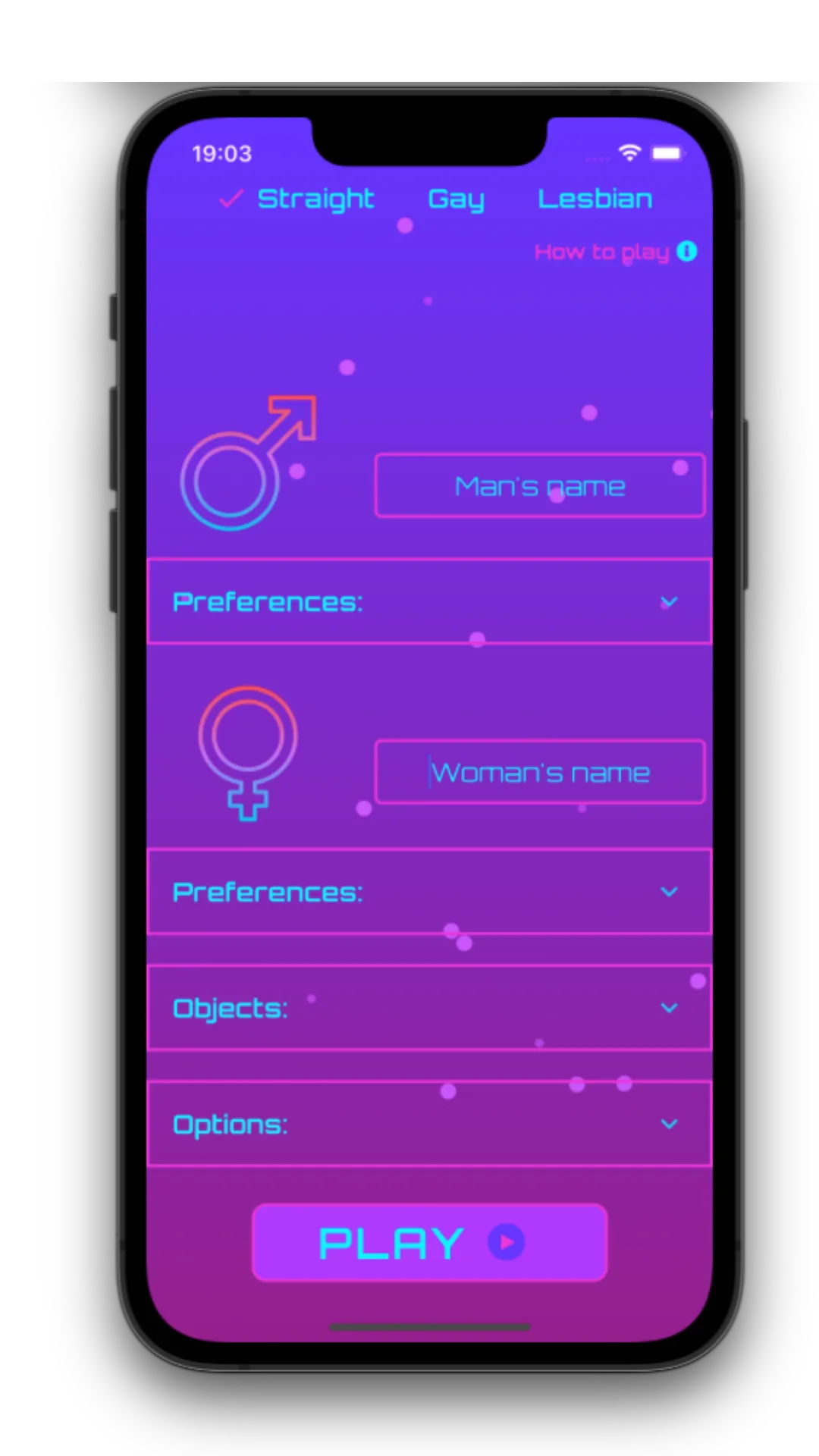 Sexutfordringsspill for par som vil krydre forholdet og oppdage sekstips.